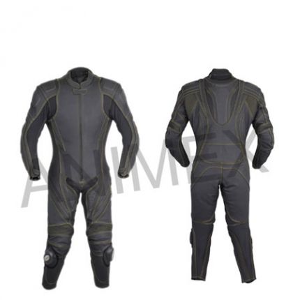 Men One Piece Leather Suit