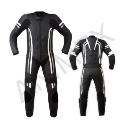 Men One Piece Leather Suit