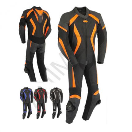 Men One Piece Leather Suit