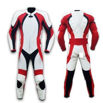 Men two Piece Leather Suit